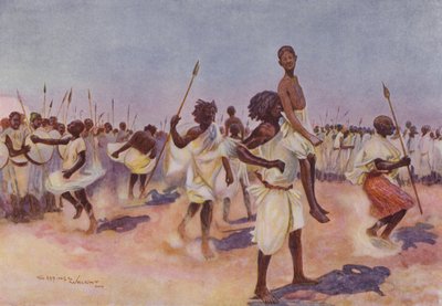Borana Bororansi नृत्य, सोमालीलैंड द्वारा हेनरी चार्ल्स सेपिंग्स राइट