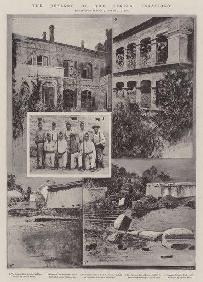 पेकिंग सेनाओं की रक्षा द्वारा Henry Charles Seppings Wright