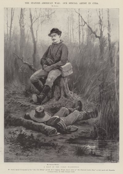 स्पैनिश-अमेरिकी युद्ध, क्यूबा के जंगल में एक हॉल्ट द्वारा Henry Charles Seppings Wright