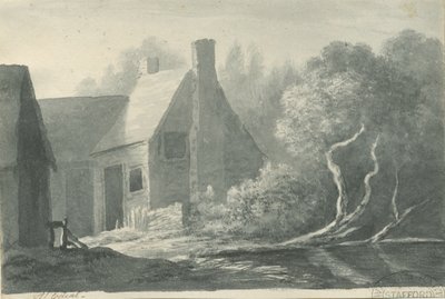 लिचफील्ड - एडियल: सेपिया वॉश ड्रॉइंग, एन डी [1788-1855] (ड्राइंग) द्वारा हेनरी कर्जन ऑलपोर्ट