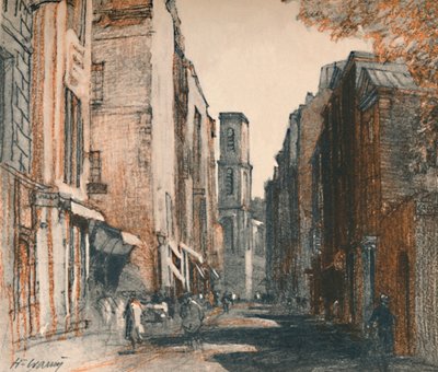 उन्हें वास्तव में गाँव की दुकानें कहा जा सकता है, c1927, 1927 द्वारा हेनरी फ्रैंक्स वारिंग