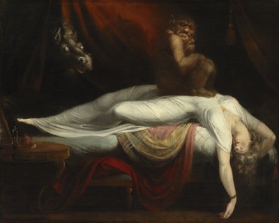 द नाइटमेयर, 1781 द्वारा Johann Heinrich Füssli
