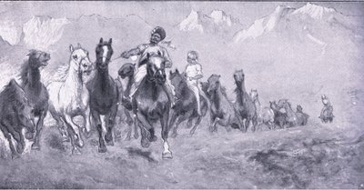 प्रेटोरिया के बाद, स्टेलेंस बोश की ओर ले जाने वाले भारतीय कुली: हारम्सवर्थ ब्रोस लिमिटेड द्वारा प्रकाशित गुरिल्ला युद्ध, 1901 द्वारा हेनरी इंग्लिस जोडेल शेल्डन विलियम्स