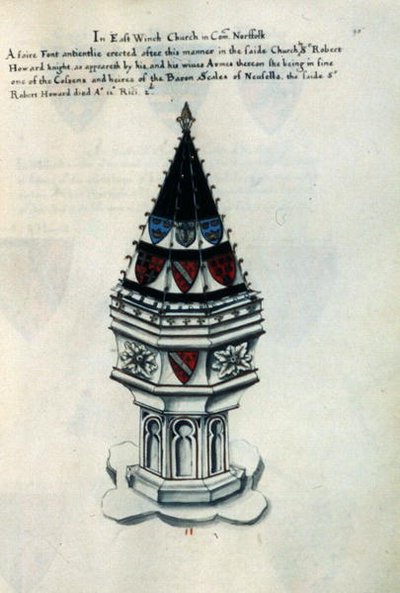 सर रॉबर्ट हॉवर्ड द्वारा बनाया गया फ़ॉन्ट द्वारा हेनरी लिली