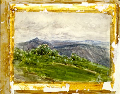 माउंटेन लैंडस्केप, हाइलैंड्स, उत्तरी कैरोलिना, 1889। द्वारा हेनरी ओसावा टेनर