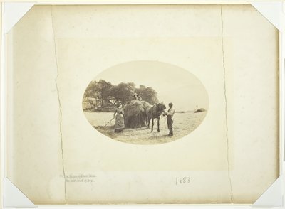 कैडर-इदरीस की ढलानों पर, द लास्ट लोड ऑफ हे, 1883। द्वारा हेनरी पीच रॉबिन्सन