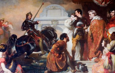 रोडोमोंट टू रोजेरो की चुनौती, 1827। द्वारा हेनरी पेरोनेट ब्रिग्स