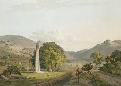 एक्सेल में ओबिलिस्क, डैनियल हैवेल (1785-1826) 1809 (एक्वाटिंट) द्वारा उत्कीर्ण द्वारा हेनरी साल्ट