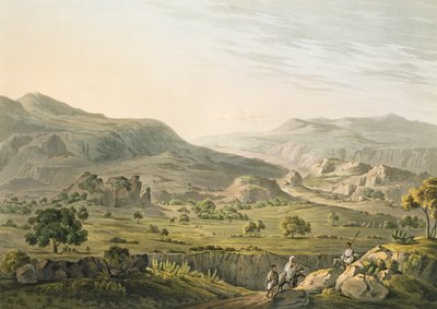 एबिसिनिया में अटबारा का दर्रा, डैनियल हैवेल (1785-1826) 1809 (जलीय) द्वारा उकेरा गया द्वारा हेनरी साल्ट