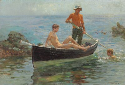 नारंगी जर्सी, 1913 द्वारा Henry Scott Tuke