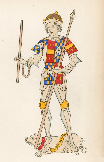 हेनरी ब्यूचैम्प, ड्यूक ऑफ वारविक, 1483-85 द्वारा हेनरी शॉ
