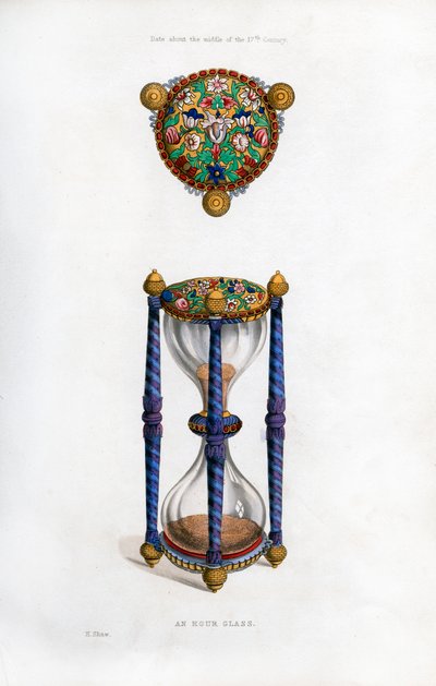 घंटाघर, 17 वीं शताब्दी के मध्य, 1843। द्वारा हेनरी शॉ