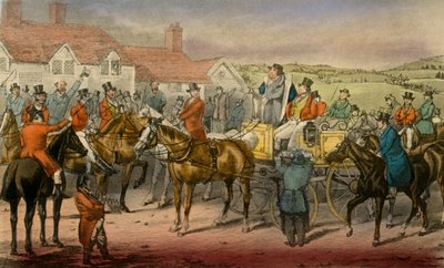 मिस्टर जोर्रक्स ने सरे स्टैग-हाउंड, 1838 की सदस्यता के लिए अपनी अक्षमता की घोषणा की द्वारा हेनरी थॉमस अल्केन