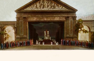 क्रॉस के प्रतिज्ञान, गाना बजानेवालों के साथ, 1922। द्वारा हेनरी ट्रुट