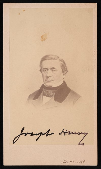 जोसेफ हेनरी का पोर्ट्रेट 1797-1878, 1868। द्वारा हेनरी उलके