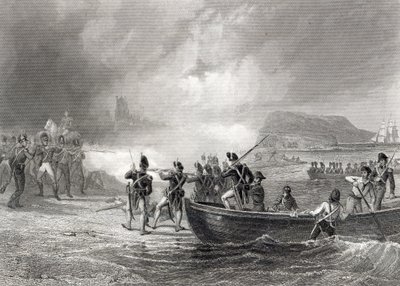1796 में फ्रांसीसी बेड़े द्वारा बैंट्री बे, कॉर्क में उतरने का प्रयास किया गया द्वारा हेनरी वारेन
