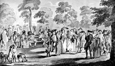 सेंट जेम्स पार्क, 1783। द्वारा हेनरी विलियम बनबरी