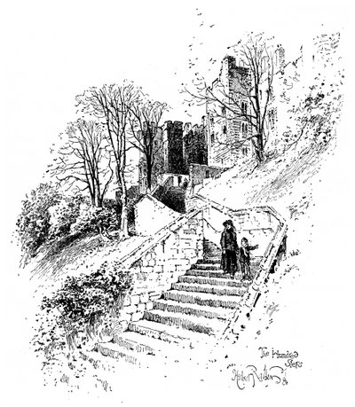 सौ कदम, विंडसर कैसल, c1888। द्वारा हरबर्ट आर्थर