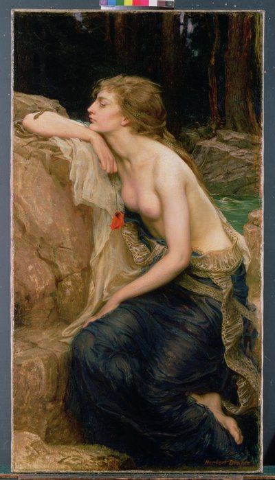 लामिया, c.1909 द्वारा Herbert James Draper