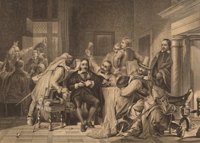 1886 में गार्ड-रूम में चार्ल्स आई द्वारा हरबर्ट बॉर्न