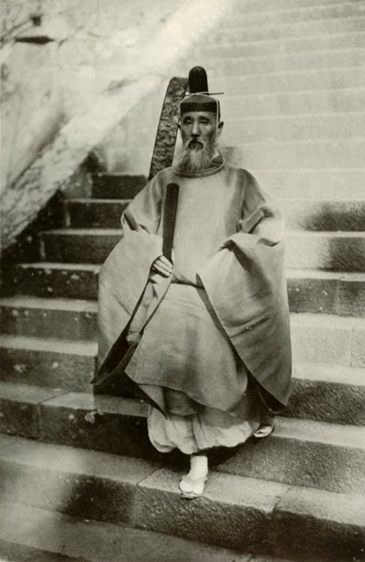 ए शिन्टो प्रीस्ट, 1910। द्वारा हर्बर्ट पोंटिंग