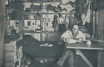 कैप्टन RF स्कॉट, RN, अपनी डायरी में लिखते हैं, c1911, 1936। द्वारा हर्बर्ट पोंटिंग