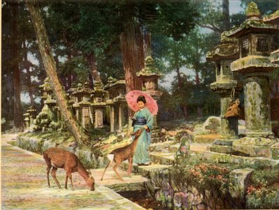 नारा, पुराने जापान का दिल, 1910। द्वारा हर्बर्ट पोंटिंग