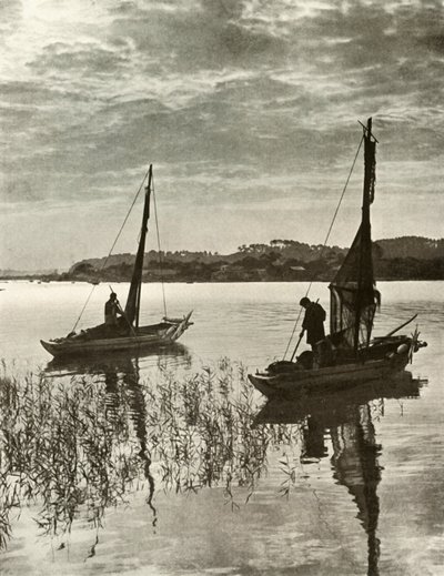 टोक्यो बे पर, 1910। द्वारा हर्बर्ट पोंटिंग