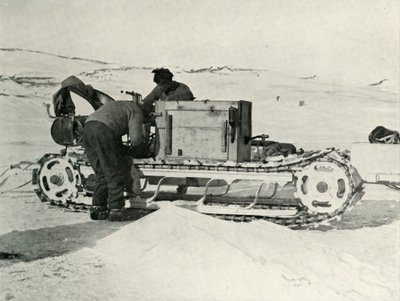 मोटर स्लेज में से एक, 1911, 1913 द्वारा हर्बर्ट पोंटिंग
