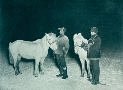 पेटी ऑफिसर क्रीन एंड इवांस एक्सरसाइजिंग अपनी पैंटी इन द विंटर, 1911, 1913 द्वारा हर्बर्ट पोंटिंग