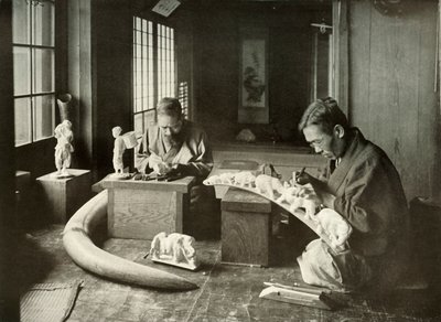 आइवरी कार्वर्स, 1910। द्वारा हर्बर्ट पोंटिंग