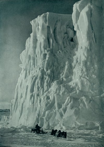 द प्वाइंट ऑफ़ द बार्न ग्लेशियर, c19101913, 1913 द्वारा हर्बर्ट पोंटिंग