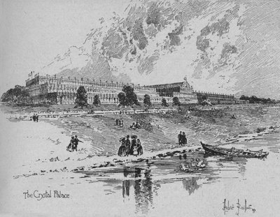 हाइड पार्क, लंदन, 1851, 1891 में क्रिस्टल पैलेस द्वारा हरबर्ट रेलटन