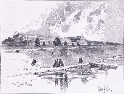 हाइड पार्क लंदन में क्रिस्टल पैलेस, 1851 ई द्वारा हरबर्ट रेलटन