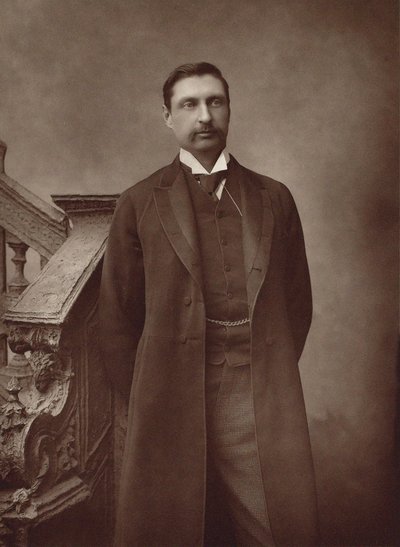लेखक सर हेनरी राइडर हैगार्ड का पोर्ट्रेट 1856-1925। द्वारा हरबर्ट रोज बैरड