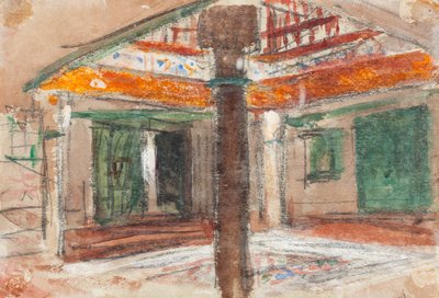 एक विदेशी महल का आंतरिक भाग, सी। 1867. द्वारा हरक्यूलिस Brabazon Brabazon