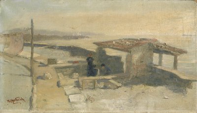 लोम्बार्डी ब्लीचेरी के लिए स्केच, 1892। द्वारा हरमन हार्टविच