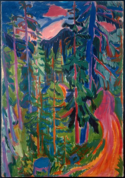 Waldlandschaft और Davos द्वारा हरमन शायर