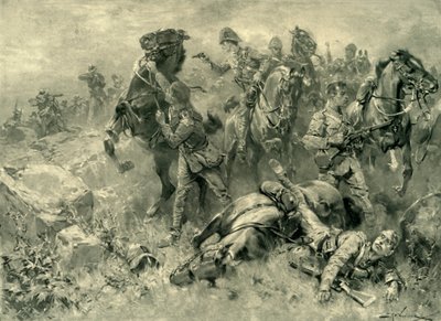 18 फरवरी, 1902, 1902, क्लीपन में स्कॉट्स ग्रेज़ के लिए दुर्घटना। द्वारा हरमनस विलेम कोएकेक