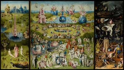 द गार्डन ऑफ एटरली डिलाइट्स, 1490-1500 द्वारा Hieronymus Bosch