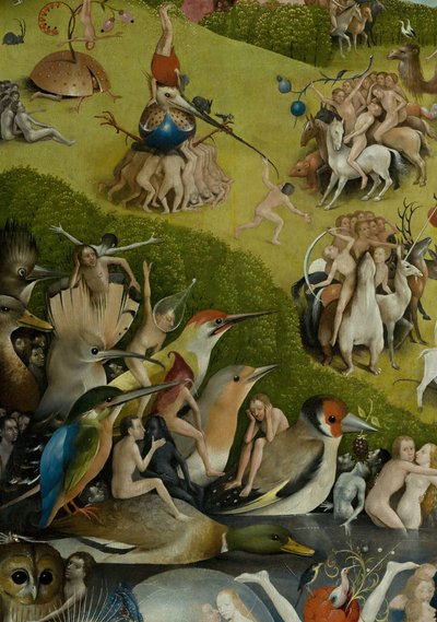 द गार्डन ऑफ एटरली डिलाइट्स, 1490-1500 द्वारा Hieronymus Bosch