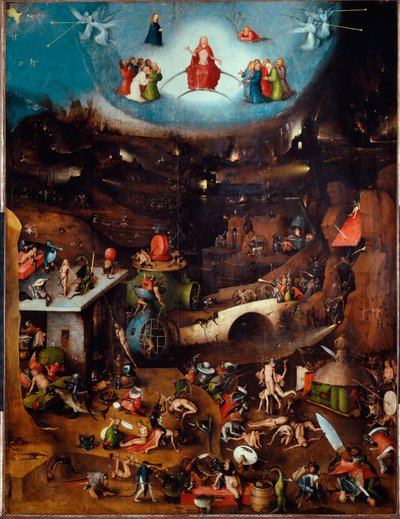 अंतिम निर्णय का ट्राइप्टिक, केंद्रीय पैनल, c.1504 (लकड़ी पर पेंटिंग) द्वारा हिरेमस बॉश