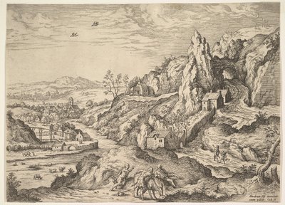 अब्राहम और इसहाक बलिदान के रास्ते पर, 1558। द्वारा हिरोनिमस मुर्गा
