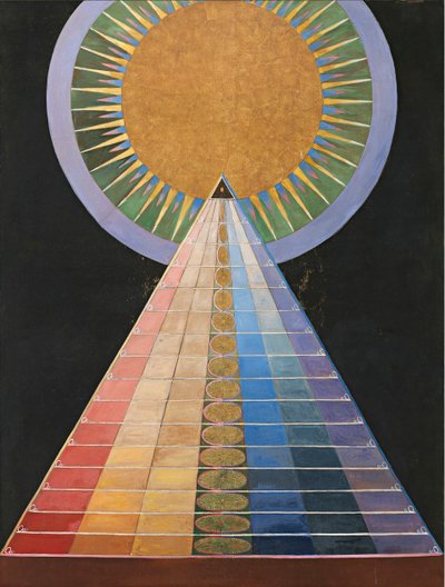 ग्रुप एक्स, नंबर 1, अल्टारपीस, 1915। द्वारा Hilma af Klint