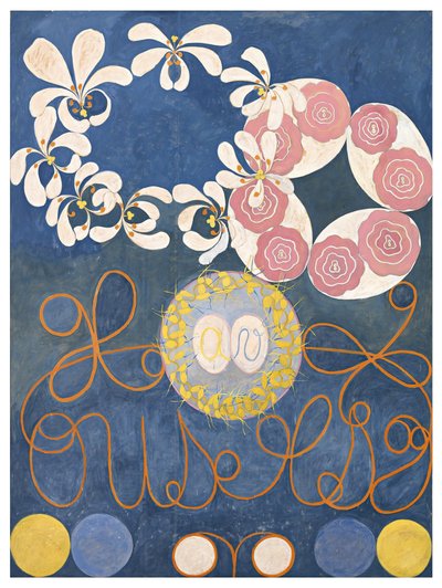 द टेन लार्जेस्ट, चाइल्डहुड, नंबर 1, ग्रुप IV, 1907। द्वारा Hilma af Klint