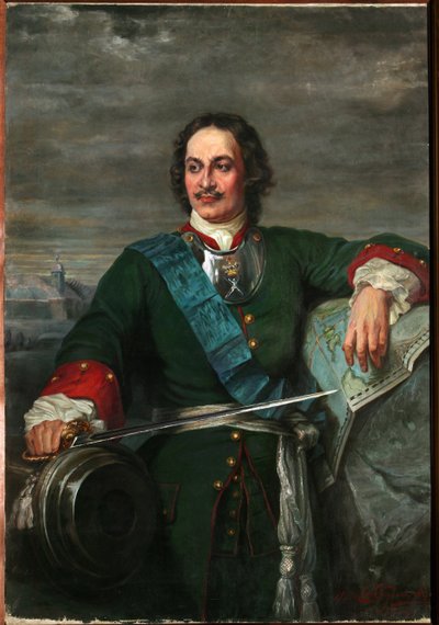 पोर्ट्रेट डी पियरे इयर ले ग्रैंड (1672-1725) ज़ार डी रूसी - पीटर द ग्रेट (हिप्पोलीटे डेलारोचे के बाद) - बेजलर-सिस्ज़्यूस्का, हेनरीका - 1914 - कैनवास पर तेल - 170x119 - क्षेत्रीय आई। क्राम्स्कोय कला संग्रहालय, वोरोनिश द्वारा हिप्पोलाइट डेलरॉच