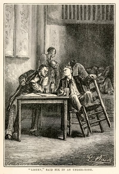 सुनो, ने कहा कि जूल्स वर्ने (1828-1905) द्वारा अस्सी के दिनों में हेनरी-थियोफाइल हिल्डेब्रैंड (1824-97), 1873 द्वारा उकेरी गई अंडर-टोन में फिक्स द्वारा बेनेट के बाद हिप्पोलाइट लियोन