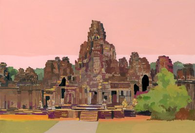 कंबोडिया में अंगकोर थॉम, 2016， द्वारा हिरोयुकी इज़ुत्सु