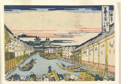 एदो में निहोनबाशी पुल, 1835-40 द्वारा होकुम्यो