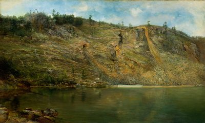 द आयरन माइन, पोर्ट हेनरी, न्यूयॉर्क, सीए। 1862. द्वारा होमर डॉज मार्टिन